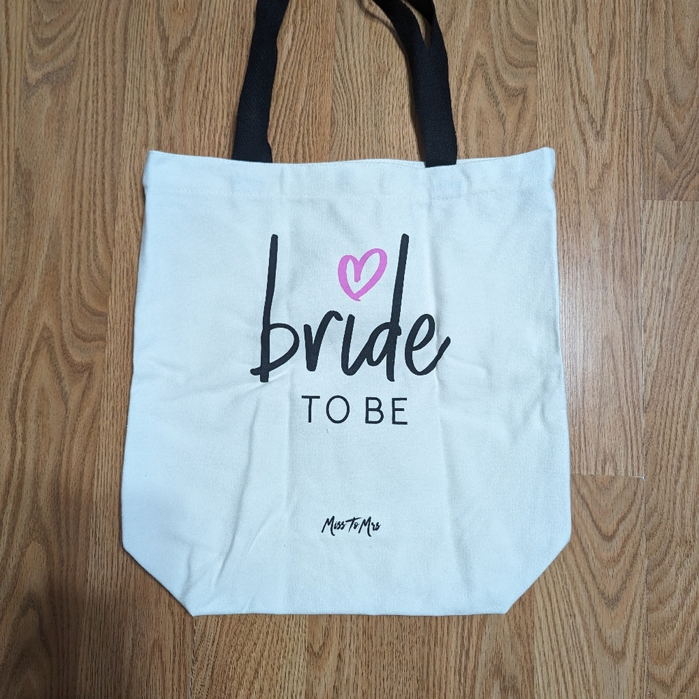 Bride to Be Canvas Tote